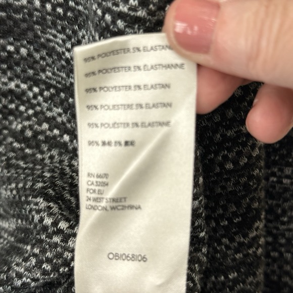 Free People We The‎ Free Sunny Days Marled Funnel Neck Boxy Sweater Black Small - Picture 6 of 6